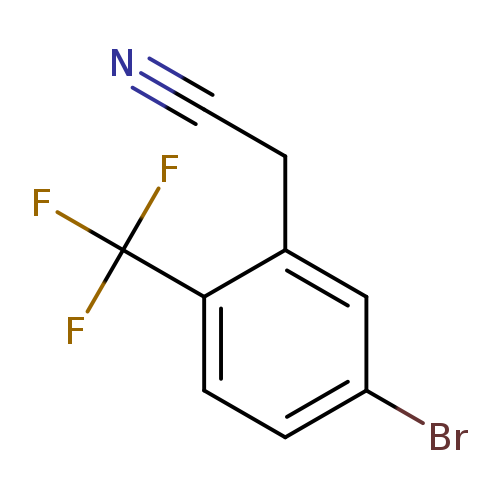 2-[5-bromo-2-(trifluoromethyl)phenyl]acetonitrile