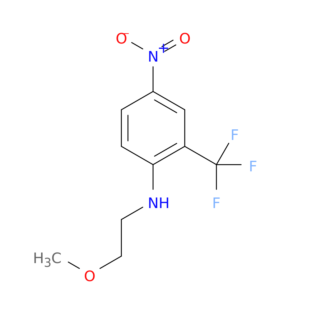 N-(2-Methoxyethyl)-4-nitro-2-(trifluoromethyl)aniline