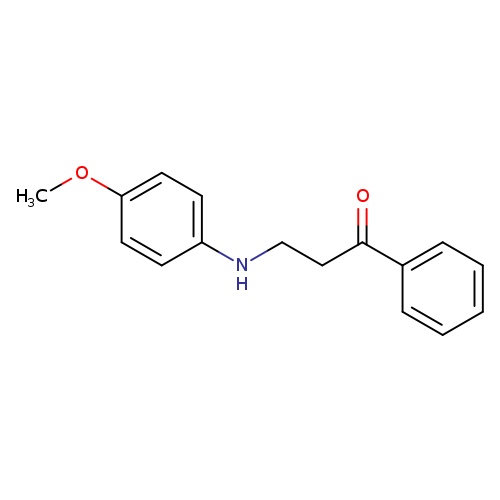 3-((4-Methoxyphenyl)amino)-1-phenylpropan-1-one