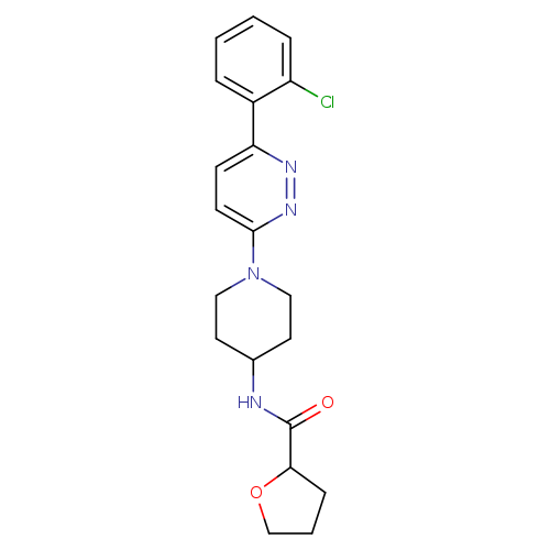 N-{1-[6-(2-chlorophenyl)pyridazin-3-yl]piperidin-4-yl}oxolane-2-carboxamide