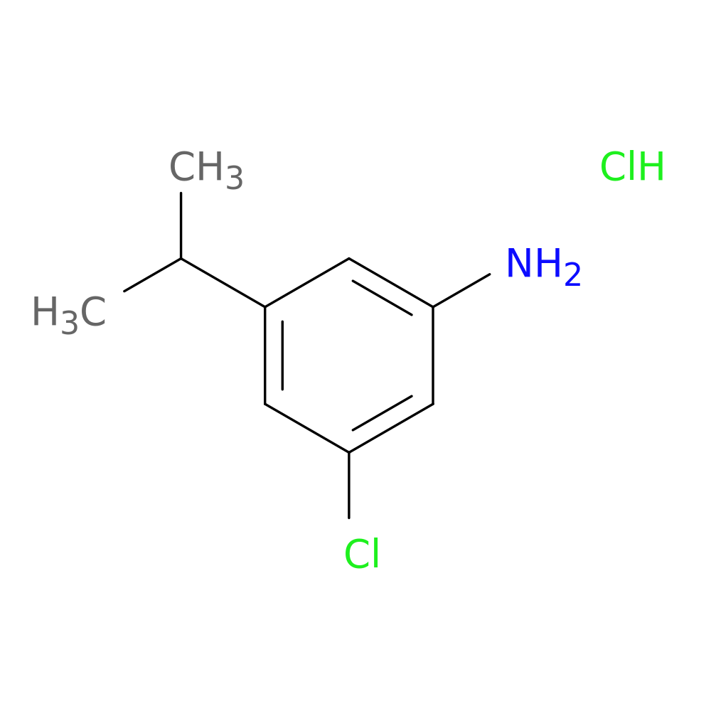 3-chloro-5-(propan-2-yl)aniline hydrochloride