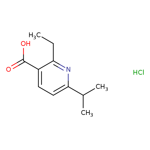 2-ethyl-6-(propan-2-yl)pyridine-3-carboxylic acid hydrochloride
