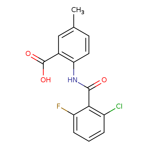 2-(2-chloro-6-fluorobenzamido)-5-methylbenzoic acid
