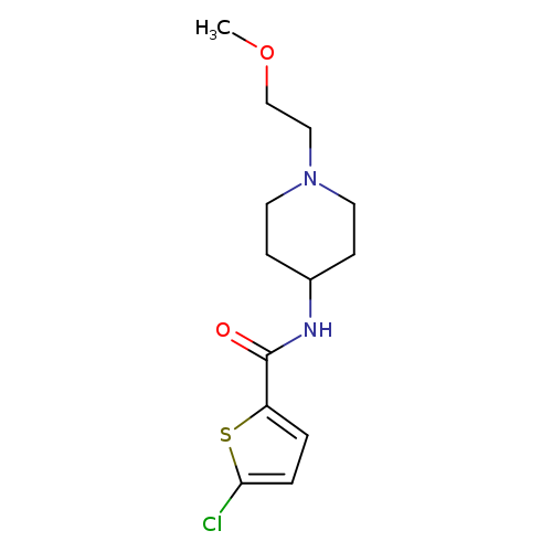 5-chloro-N-[1-(2-methoxyethyl)piperidin-4-yl]thiophene-2-carboxamide
