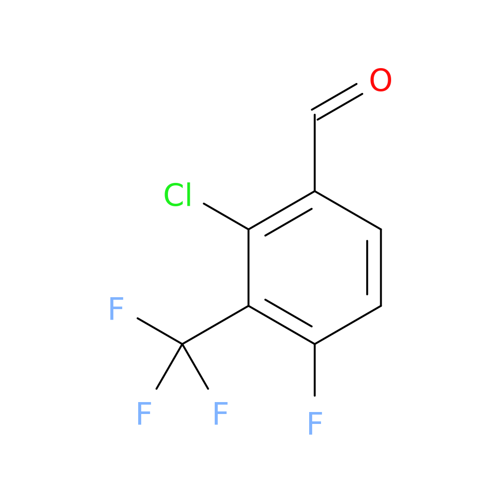 2-chloro-4-fluoro-3-(trifluoromethyl)benzaldehyde