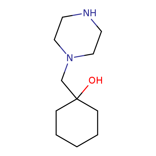 1-[(piperazin-1-yl)methyl]cyclohexan-1-ol