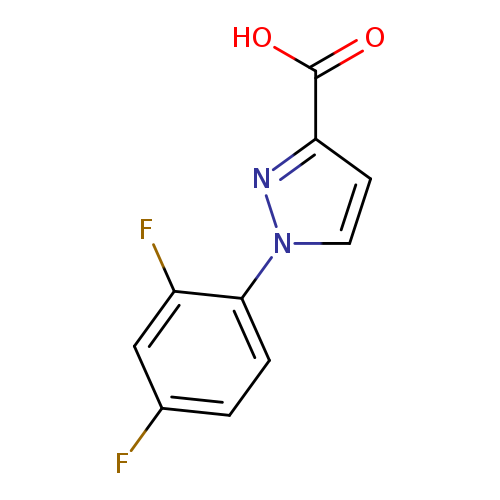 1-(2,4-difluorophenyl)-1H-pyrazole-3-carboxylic acid