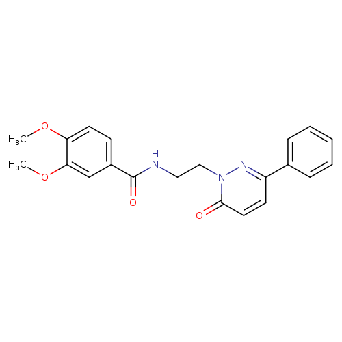 3,4-dimethoxy-N-[2-(6-oxo-3-phenyl-1,6-dihydropyridazin-1-yl)ethyl]benzamide