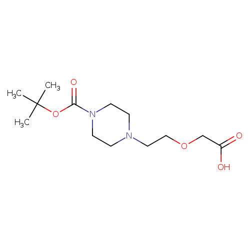 2-(2-{4-[(tert-butoxy)carbonyl]piperazin-1-yl}ethoxy)acetic acid