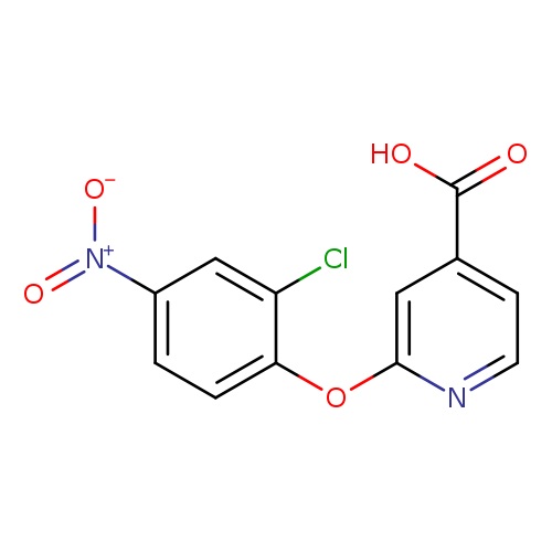 2-(2-chloro-4-nitrophenoxy)pyridine-4-carboxylic acid