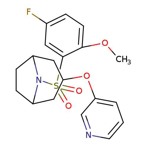 8-(5-fluoro-2-methoxybenzenesulfonyl)-3-(pyridin-3-yloxy)-8-azabicyclo[3.2.1]octane