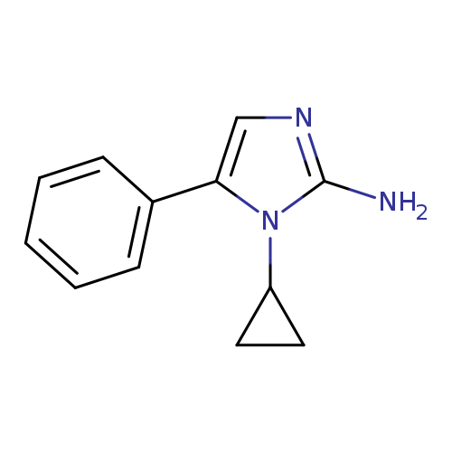 1-cyclopropyl-5-phenyl-1H-imidazol-2-amine