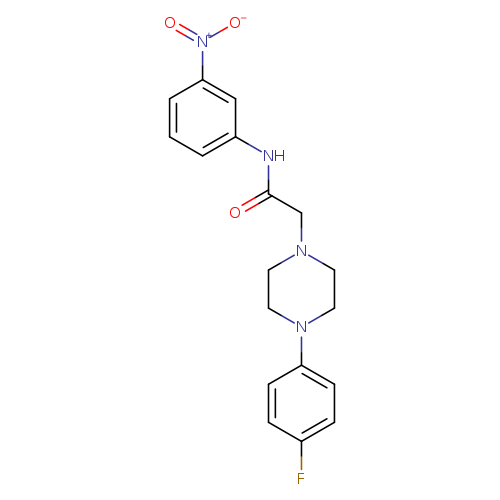 2-[4-(4-fluorophenyl)piperazin-1-yl]-N-(3-nitrophenyl)acetamide