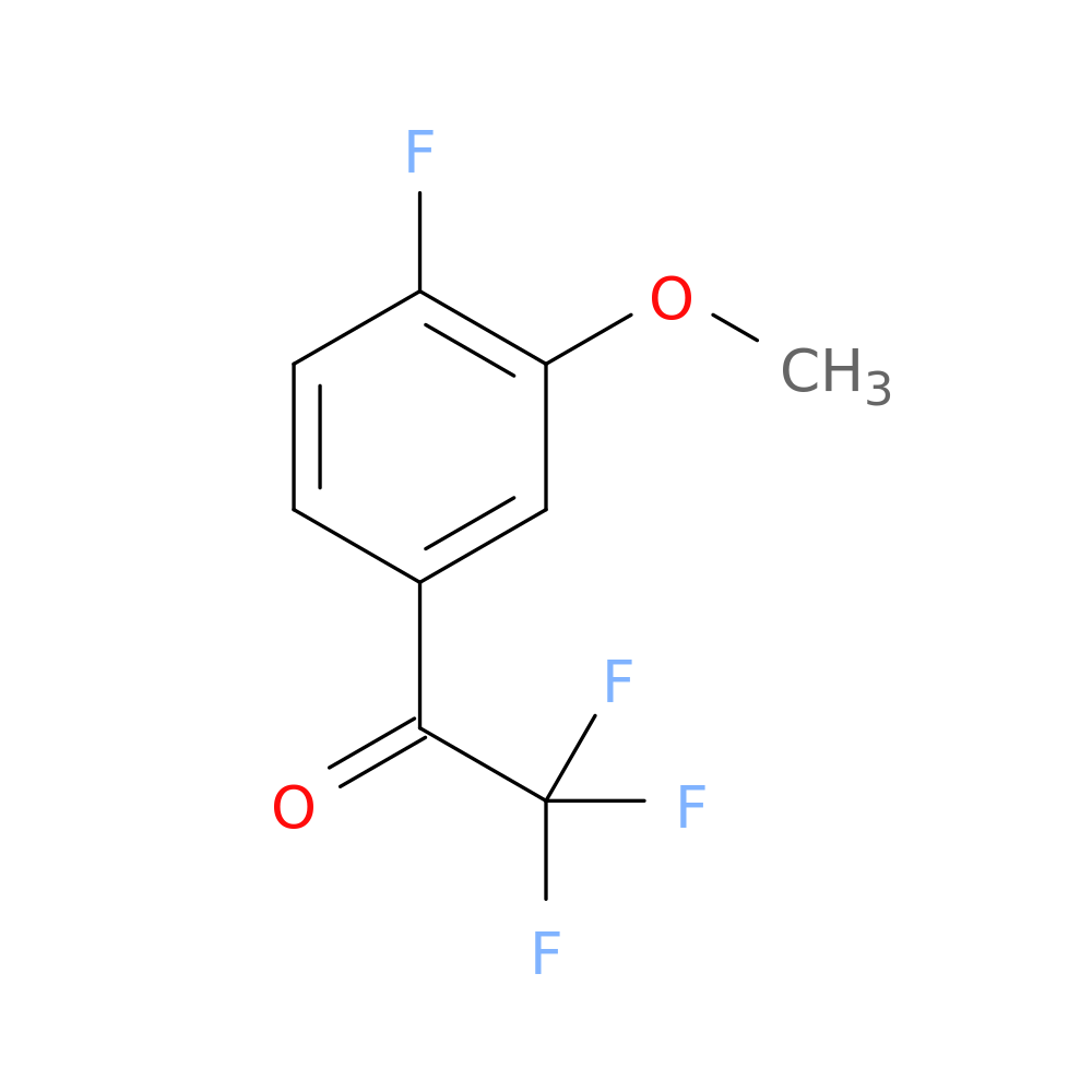 2,2,2-Trifluoro-1-(4-fluoro-3-methoxyphenyl)ethanone