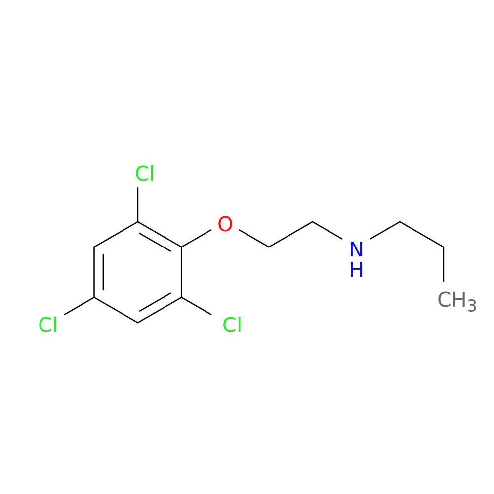 N-(2-(2,4,6-Trichlorophenoxy)ethyl)propan-1-amine