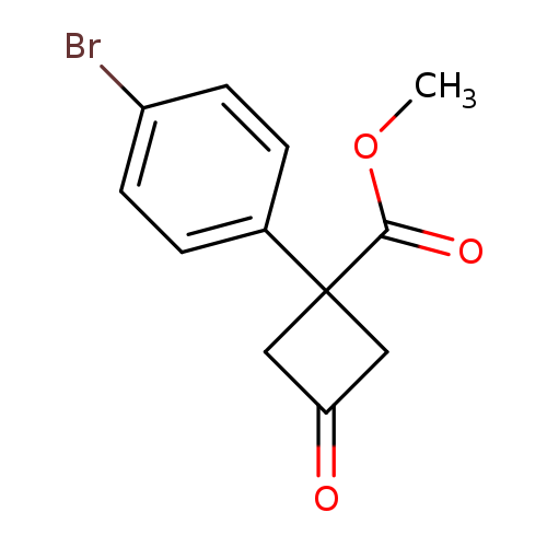 Methyl 1-(4-bromophenyl)-3-oxocyclobutanecarboxylate