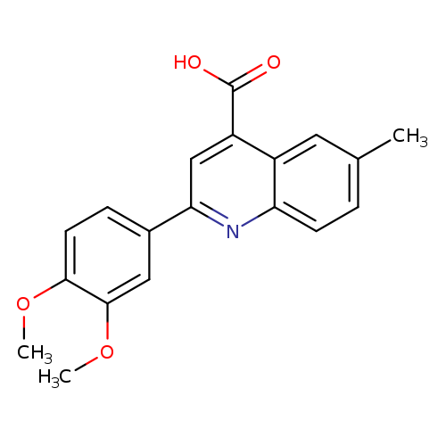 2-(3,4-Dimethoxyphenyl)-6-methylquinoline-4-carboxylic acid