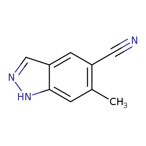 1H-Indazole-5-carbonitrile, 6-methyl-