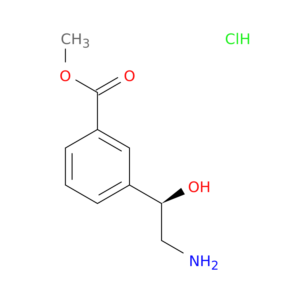 methyl 3-[(1R)-2-amino-1-hydroxyethyl]benzoate hydrochloride