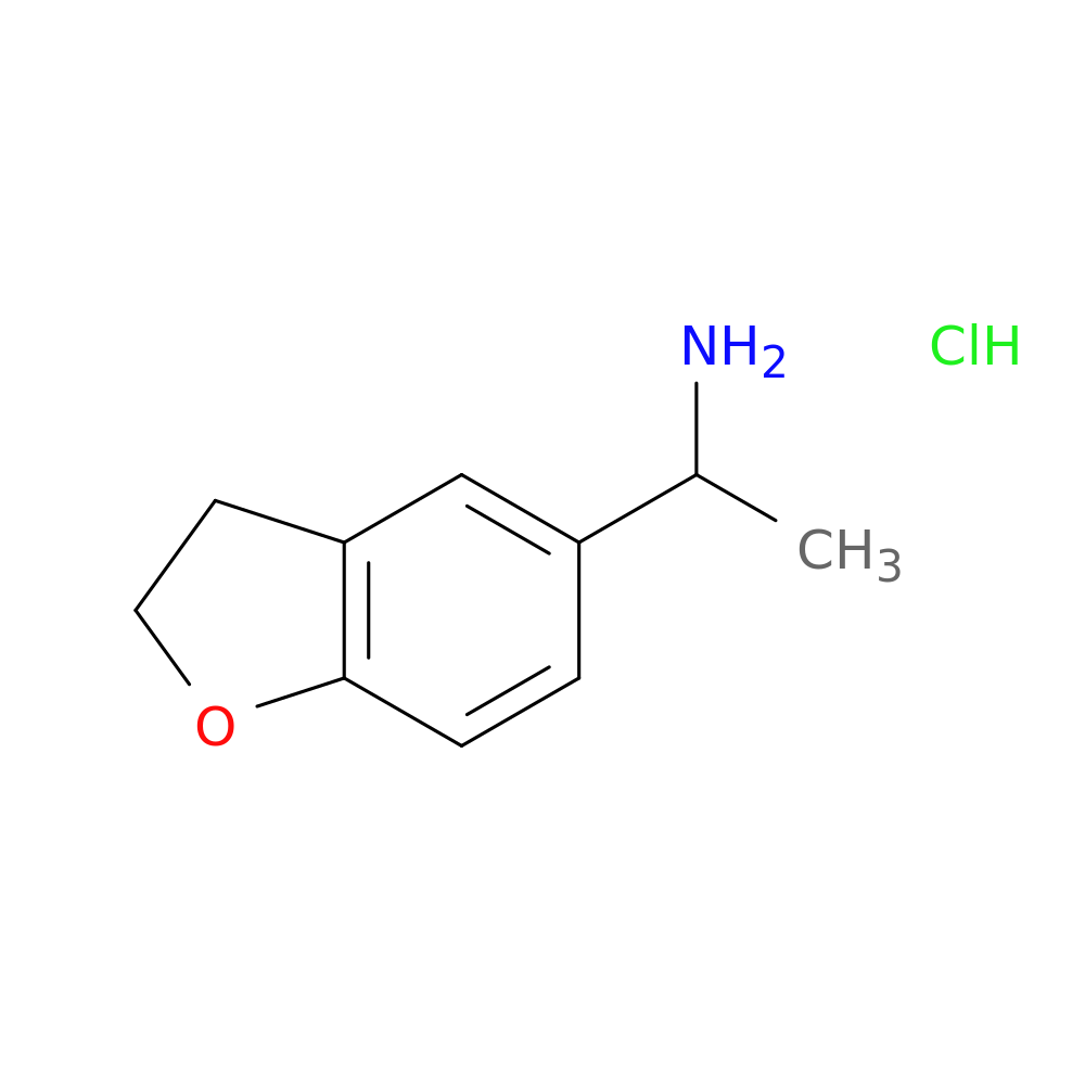1-(2,3-dihydro-1-benzofuran-5-yl)ethan-1-amine hydrochloride