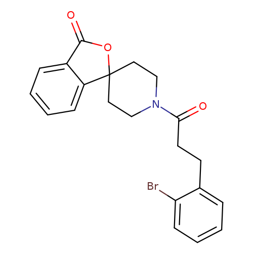 1'-[3-(2-bromophenyl)propanoyl]-3H-spiro[2-benzofuran-1,4'-piperidine]-3-one