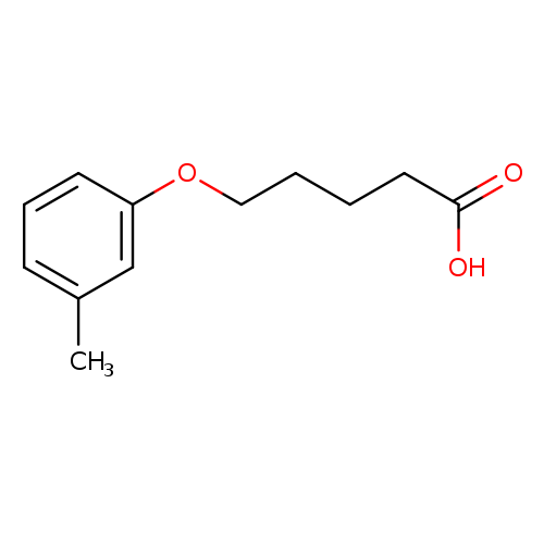 Pentanoic acid, 5-(3-methylphenoxy)-