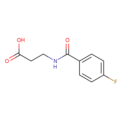 3-[(4-FLUOROBENZOYL)AMINO]PROPANOIC ACID