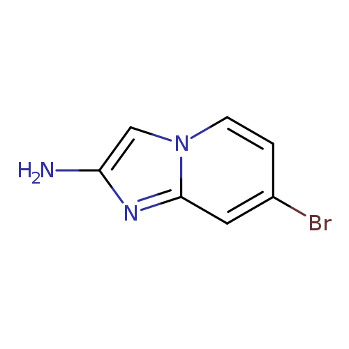 IMIDAZO[1,2-A]PYRIDIN-2-AMINE, 7-BROMO-