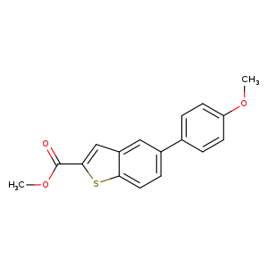 Methyl 5-(4-methoxyphenyl)benzo[b]thiophene-2-carboxylate