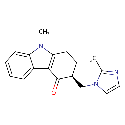 (3S)-9-methyl-3-[(2-methyl-1H-imidazol-1-yl)methyl]-2,3,4,9-tetrahydro-1H-carbazol-4-one