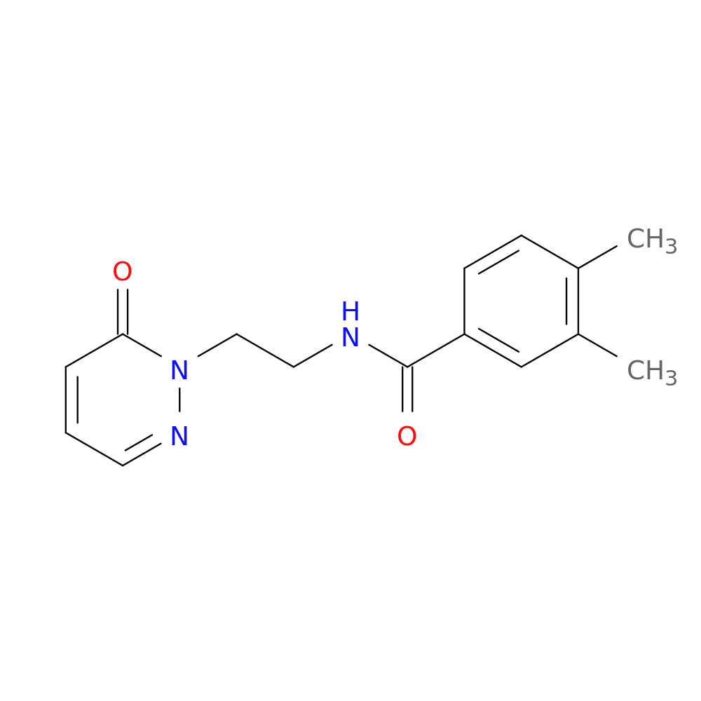 3,4-dimethyl-N-[2-(6-oxo-1,6-dihydropyridazin-1-yl)ethyl]benzamide