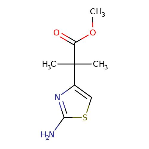 Methyl 2-(2-amino-1,3-thiazol-4-yl)-2-methylpropanoate