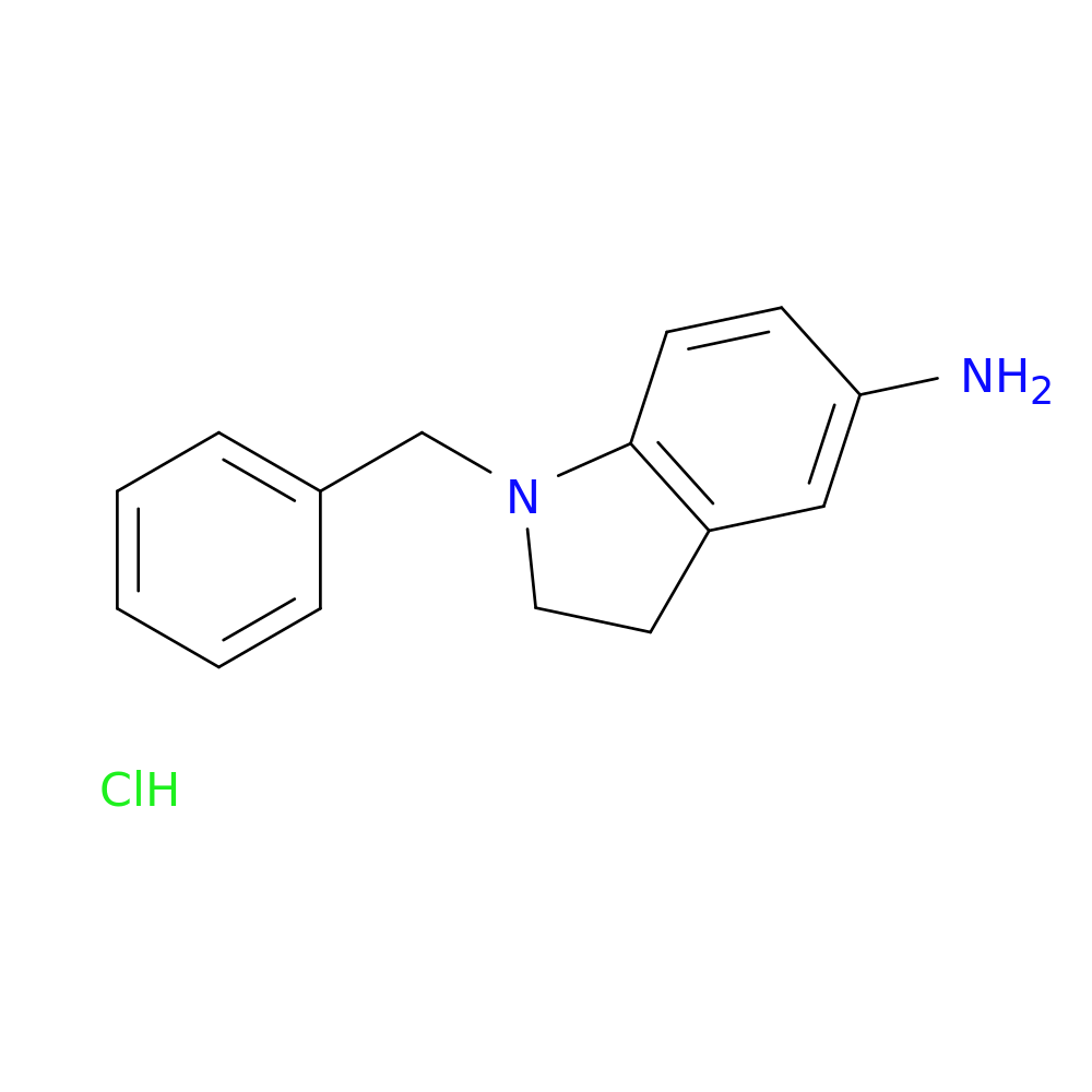 1-benzyl-2,3-dihydro-1H-indol-5-amine hydrochloride