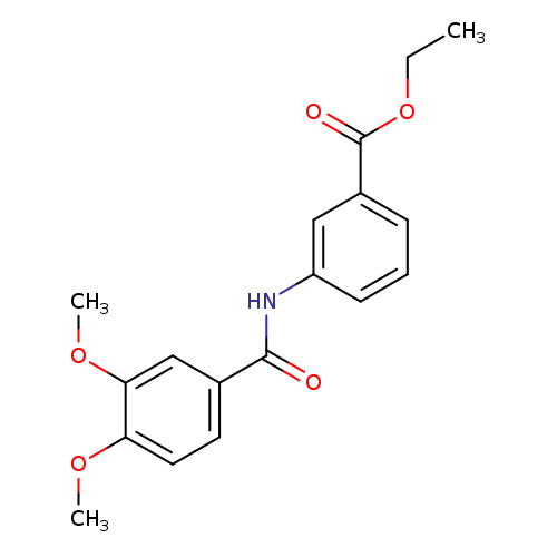ethyl 3-[(3,4-dimethoxybenzoyl)amino]benzoate