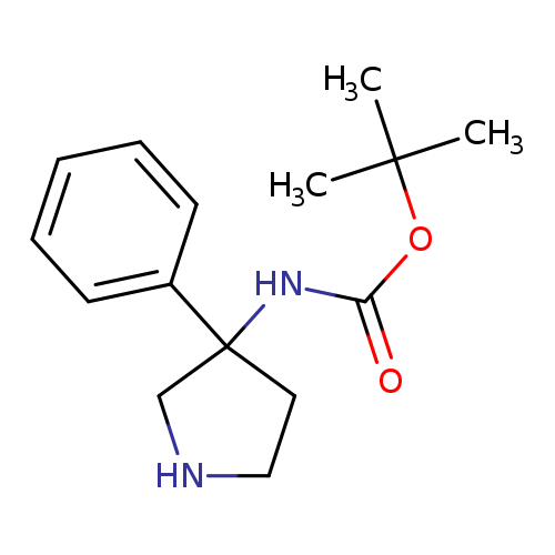 tert-butyl N-(3-phenylpyrrolidin-3-yl)carbamate