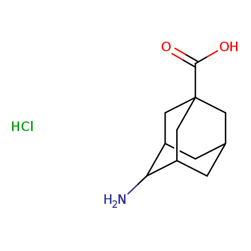 Tricyclo[3.3.1.13,7]decane-1-carboxylic acid, 4-amino-, hydrochloride (1:1)