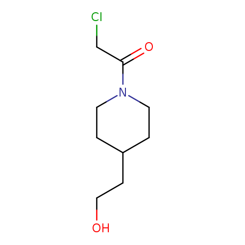 2-chloro-1-(4-(2-hydroxyethyl)piperidin-1-yl)ethan-1-one