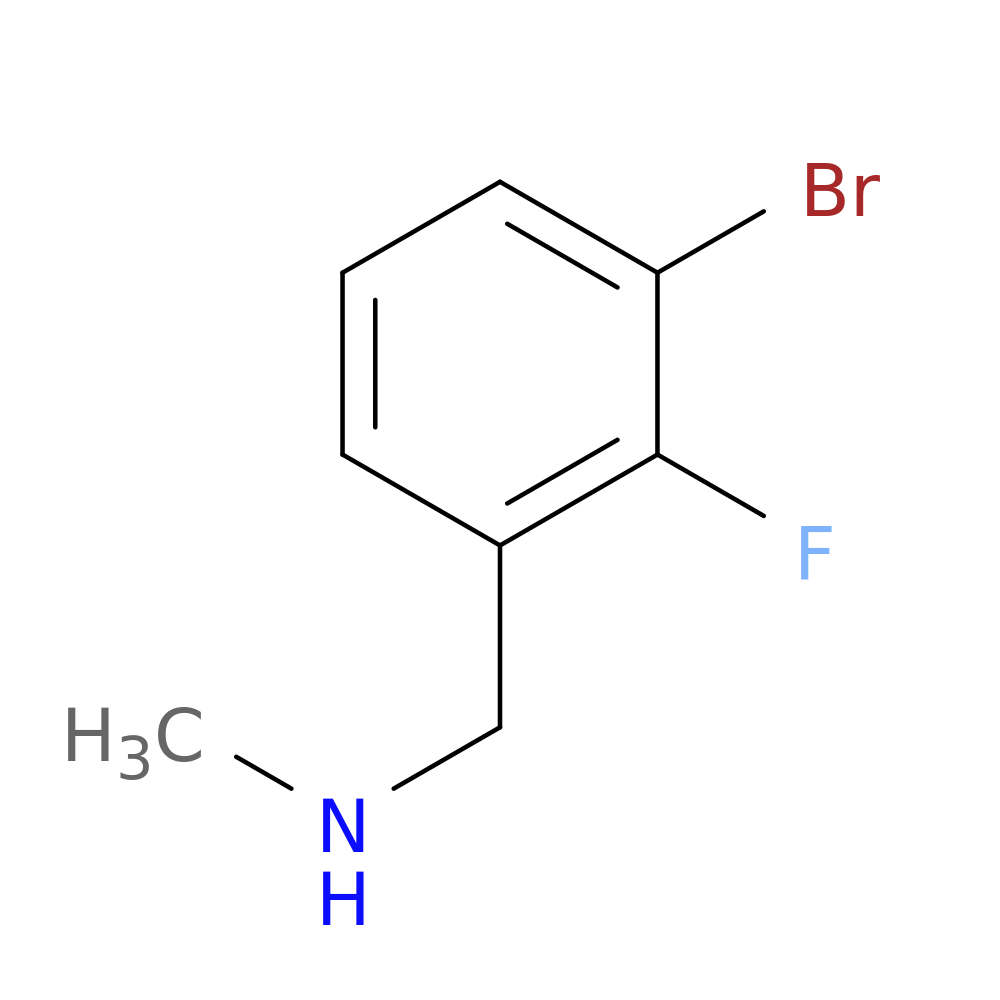 1-Bromo-2-fluoro-3-(methylaminomethyl)benzene