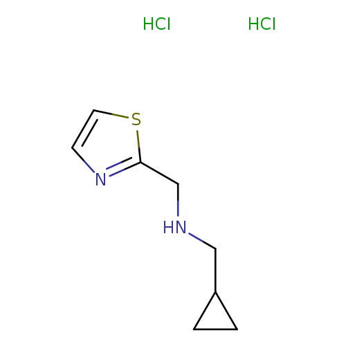 (cyclopropylmethyl)[(1,3-thiazol-2-yl)methyl]amine dihydrochloride