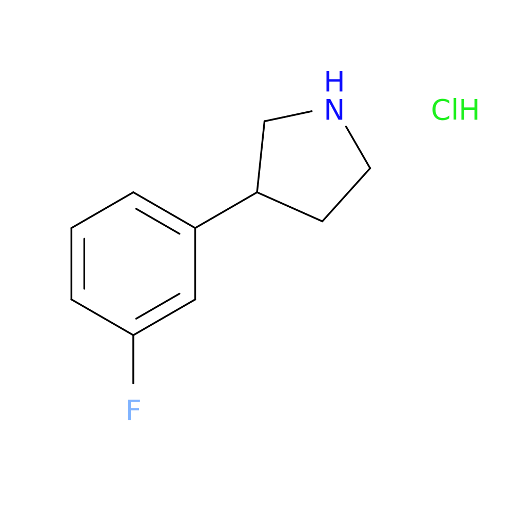 3-(3-Fluorophenyl)pyrrolidine hydrochloride