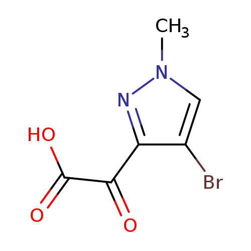 2-(4-bromo-1-methyl-1H-pyrazol-3-yl)-2-oxoaceticacid