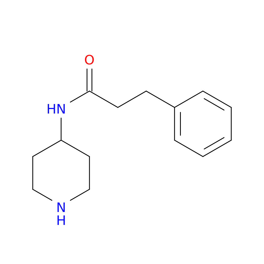 3-phenyl-N-(piperidin-4-yl)propanamide