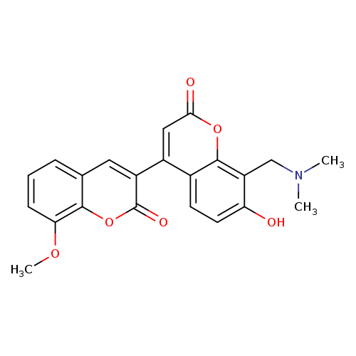 8'-[(dimethylamino)methyl]-7'-hydroxy-8-methoxy-2H,2'H-[3,4'-bichromene]-2,2'-dione