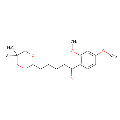 2',4'-Dimethoxy-5-(5,5-dimethyl-1,3-dioxan-2-yl)valerophenone