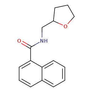 N-(tetrahydro-2-furanylmethyl)-1-naphthamide