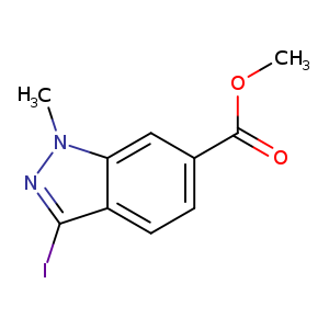 Methyl 3-iodo-1-methyl-1H-indazole-6-carboxylate