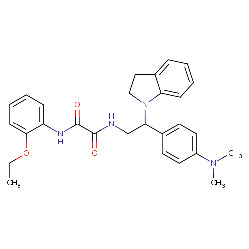 N'-[2-(2,3-dihydro-1H-indol-1-yl)-2-[4-(dimethylamino)phenyl]ethyl]-N-(2-ethoxyphenyl)ethanediamide