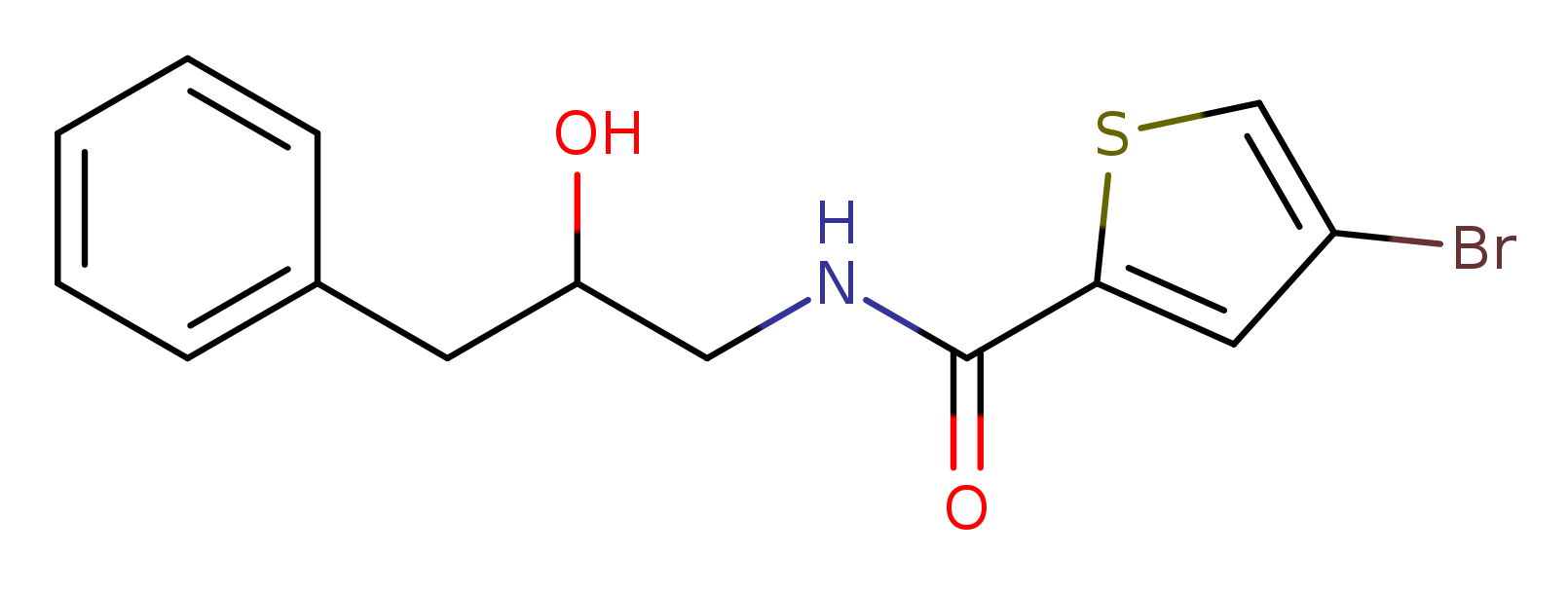 4-bromo-N-(2-hydroxy-3-phenylpropyl)thiophene-2-carboxamide