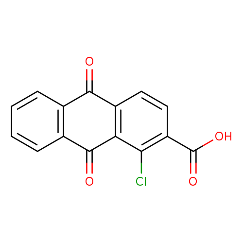 1-chloro-9,10-dioxo-9,10-dihydroanthracene-2-carboxylic acid