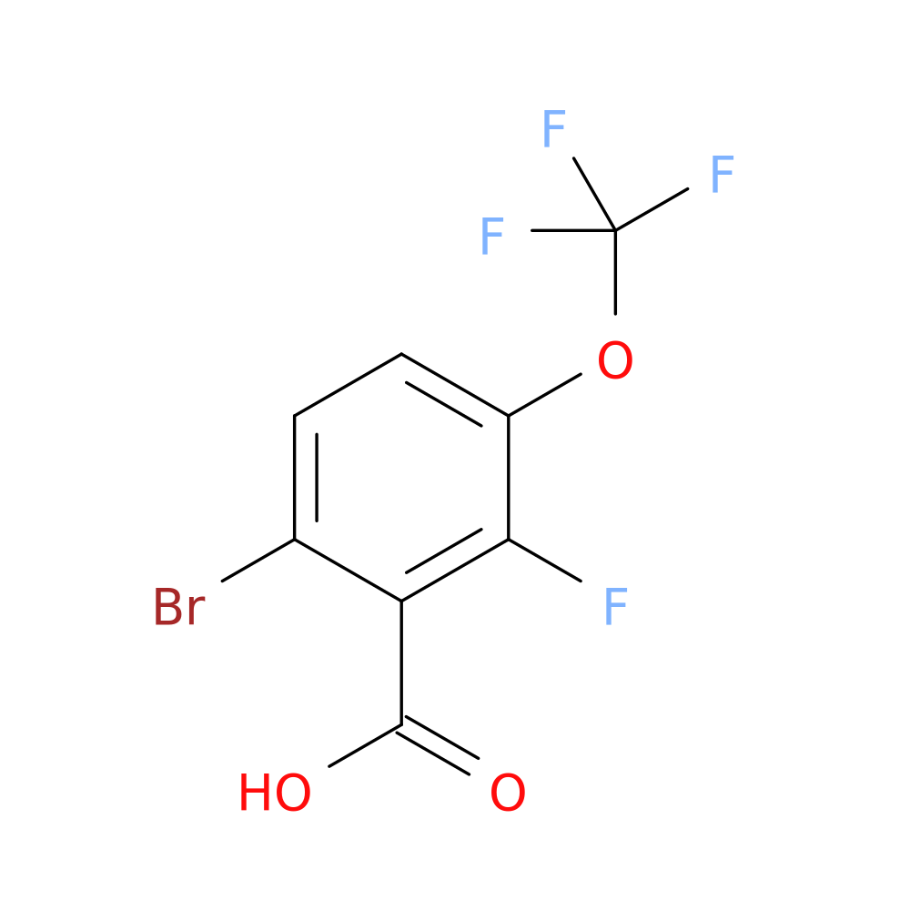 6-Bromo-2-fluoro-3-(trifluoromethoxy)benzoic acid